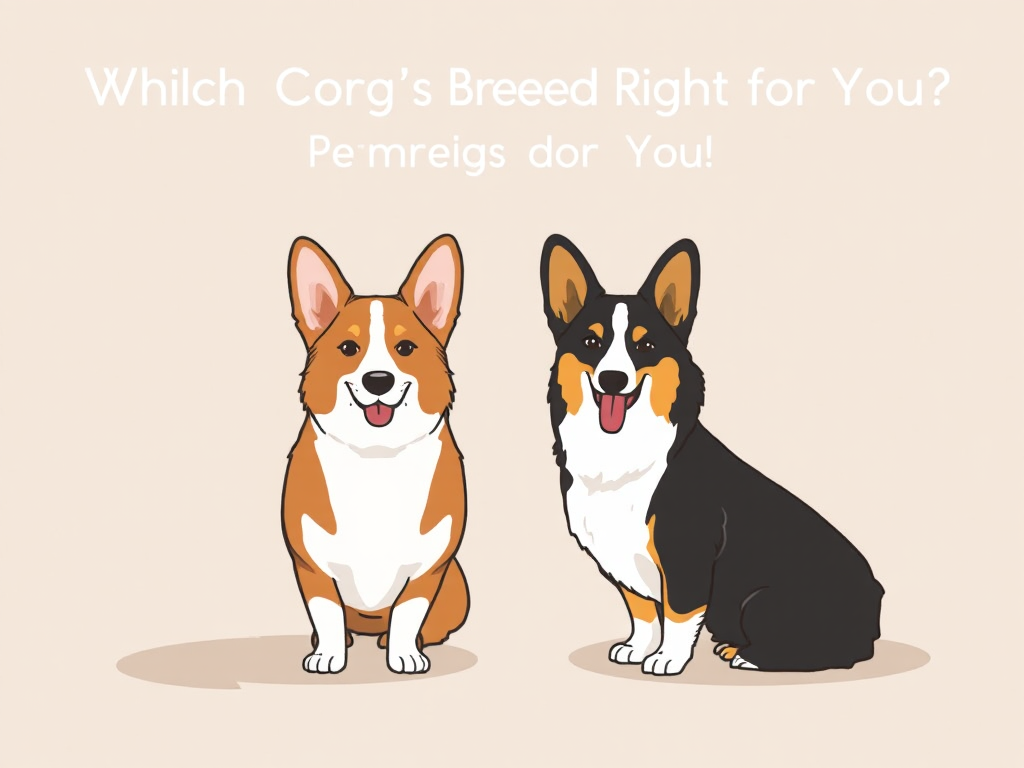 Illustration: Which Corgi Breed is Right for You: Pembroke or Cardigan? Illustration: Which Corgi Breed is Right for You: Pembroke or Cardigan?